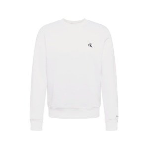 Calvin Klein Jeans Mikina 'Essential'  čierna / biela