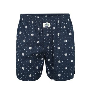 D.E.A.L International Boxerky 'Print'  modrá / biela
