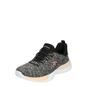 SKECHERS Nízke tenisky 'Dynamight Break Through'  sivá / lososová / čierna