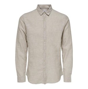 Only & Sons Košeľa 'ONSCaiden'  béžová