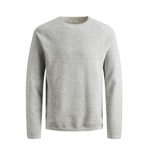 JACK & JONES Sveter 'JJEHill'  sivá melírovaná