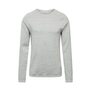 JACK & JONES Sveter 'JJEHill'  sivá melírovaná