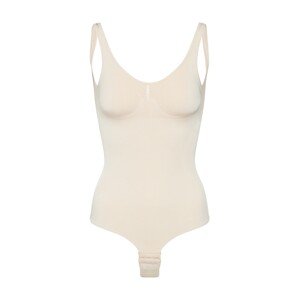 MAGIC Bodyfashion Formujúce body  béžová / biela