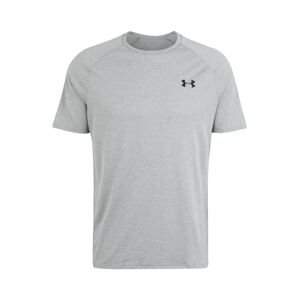 UNDER ARMOUR Funkčné tričko 'Tech 2.0'  svetlosivá / čierna