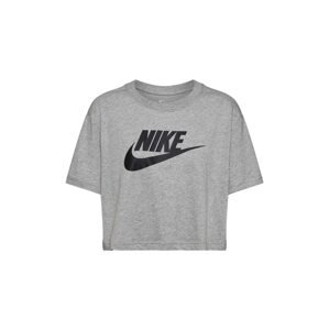 Nike Sportswear Tričko  sivá / čierna