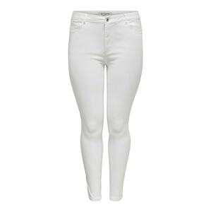 ONLY Carmakoma Džínsy 'Augusta'  biely denim