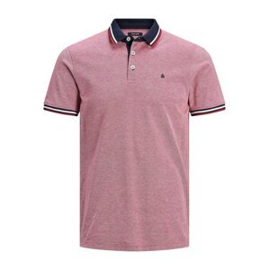 JACK & JONES Tričko 'Paulos'  námornícka modrá / eozín / červená / biela