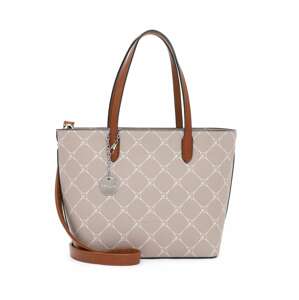 Tamaris Shopper 'Anastasia'  tmavobéžová / karamelová / biela