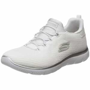 SKECHERS Slip-on obuv 'Summits - Fast Attraction'  svetlosivá / biela