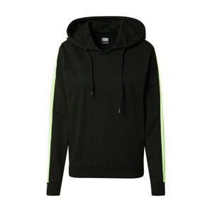 Urban Classics Mikina  neónovo zelená / čierna