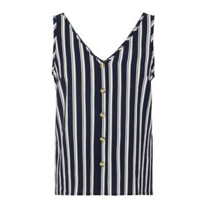 VERO MODA Blúzka  námornícka modrá / biela