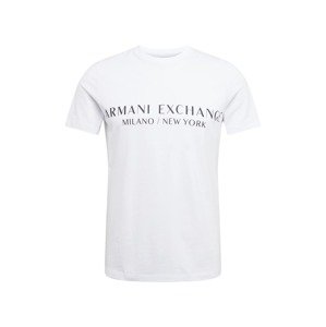 ARMANI EXCHANGE Tričko '8NZT72'  čierna / biela