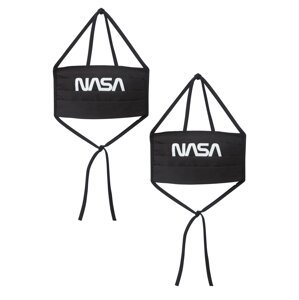 Mister Tee Šatka 'Nasa'  čierna / biela