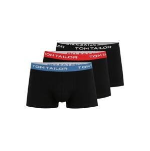 TOM TAILOR Boxerky  svetlomodrá / červená / čierna