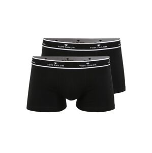 TOM TAILOR Boxerky  čierna / biela