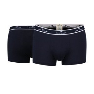 TOM TAILOR Boxerky  tmavomodrá / biela