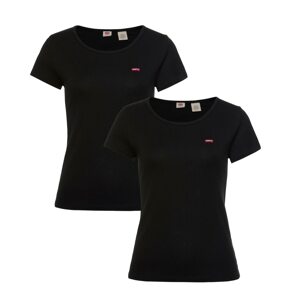 LEVI'S ® Tričko  červená / čierna / biela