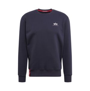 ALPHA INDUSTRIES Mikina  námornícka modrá / biela
