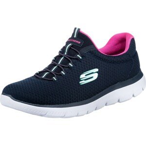 SKECHERS Slip-on obuv 'Summits'  námornícka modrá / mätová / ružová