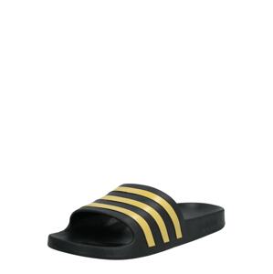 ADIDAS PERFORMANCE Plážové / kúpacie topánky 'Adilette Aqua'  citrónová / čierna