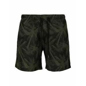Urban Classics Plavecké šortky  kaki / jedľová