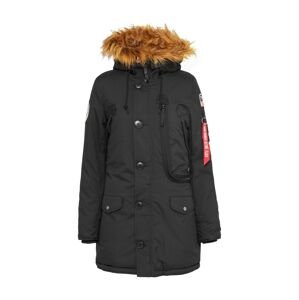 ALPHA INDUSTRIES Zimná parka 'Polar'  čierna