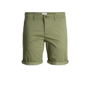 JACK & JONES Chino nohavice 'Bowie'  tmavohnedá / kaki