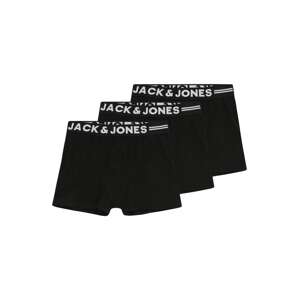 Jack & Jones Junior Nohavičky  čierna / biela