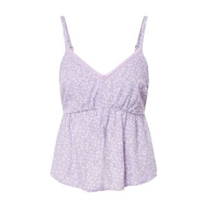 HOLLISTER Top  fialová / svetlofialová / biela