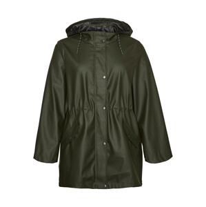 Vero Moda Curve Prechodná bunda  tmavozelená