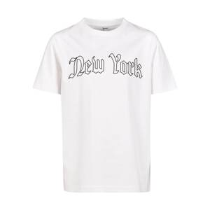 Mister Tee Tričko 'New York'  čierna / biela