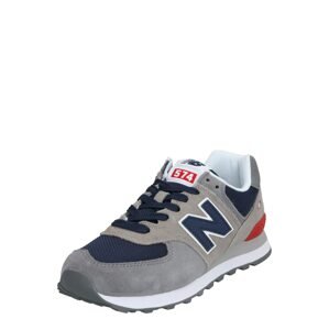 new balance Nízke tenisky '574'  tmavomodrá / sivá / dymovo šedá / červená