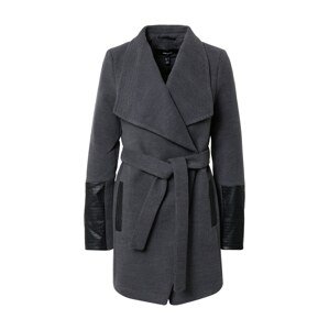 VERO MODA Prechodná bunda  tmavosivá / čierna