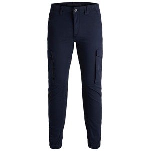 Jack & Jones Junior Nohavice 'JJIPaul JJFlake'  námornícka modrá