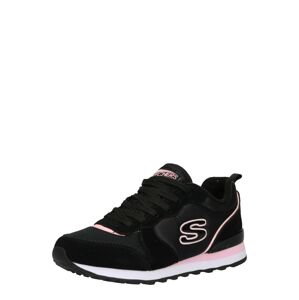 SKECHERS Nízke tenisky  ružová / čierna