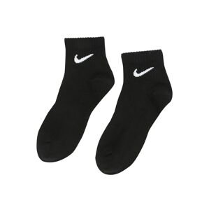 NIKE Športové ponožky  čierna / biela