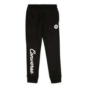 CONVERSE Nohavice  čierna / biela