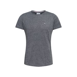 Tommy Jeans Tričko 'Jaspe'  námornícka modrá / sivá melírovaná / červená / biela