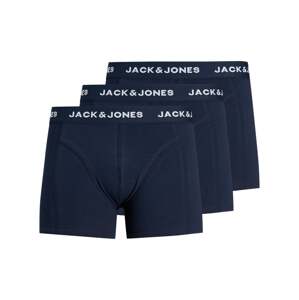 JACK & JONES Boxerky 'Anthony'  tmavomodrá / biela