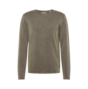 JACK & JONES Sveter 'Leo'  olivová