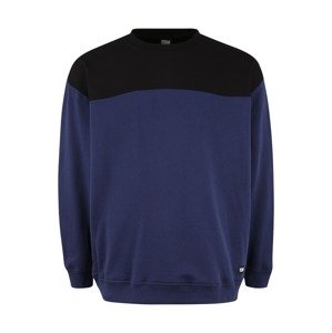 Urban Classics Mikina  tmavomodrá / čierna