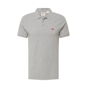 LEVI'S ® Tričko 'Housemark Polo'  sivá melírovaná / červená / biela