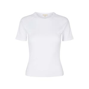 Esmé Studios Tričko 'ESBlossom SS O-neck Rib'  biela