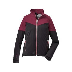 KILLTEC Outdoorová bunda 'KOS 29'  červená / čierna