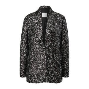 s.Oliver BLACK LABEL Blejzer  čierna / strieborná