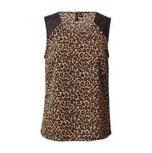 VERO MODA Top 'SERENA'  hnedá / čierna
