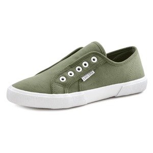 LASCANA Slip-on obuv  olivová