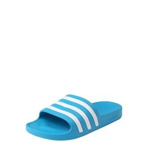 ADIDAS PERFORMANCE Plážové / kúpacie topánky 'Adilette Aqua'  azúrová / biela