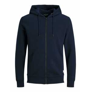 JACK & JONES Tepláková bunda  námornícka modrá