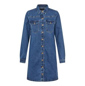PIECES Košeľové šaty 'Perry'  modrá denim
